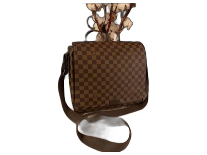 Louis Vuitton Saddlebags Brown Leather  ref.1107678