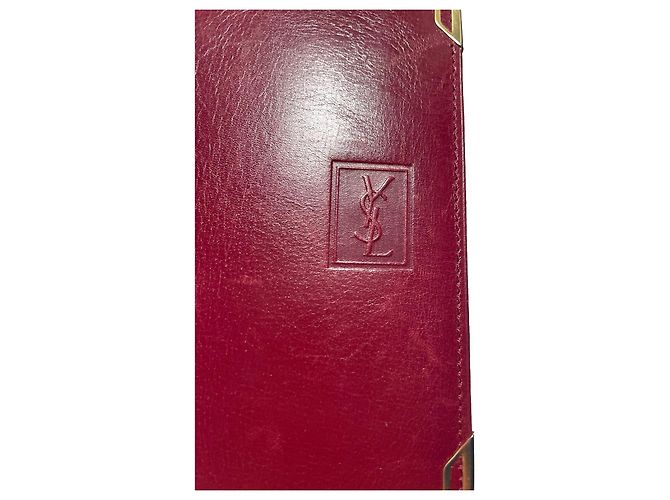 Yves Saint Laurent Wallet Dark red