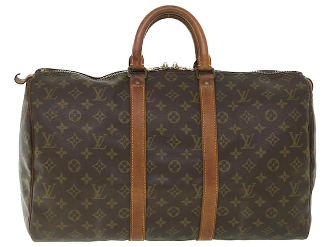 Louis Vuitton Keepall 45 Brown Cloth  ref.1107721