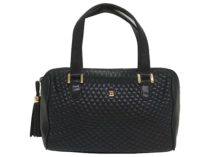 Bally Navy blue Leather  ref.1108006