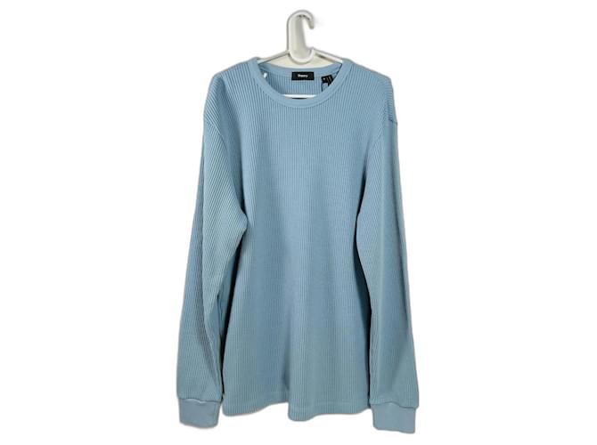 Theory Sweaters Blue Light blue Cotton  ref.1108183