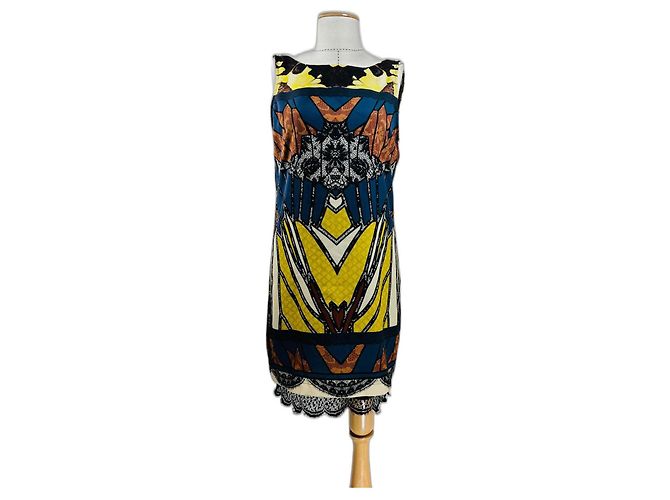 Abito Hale Bob Multicolore in Cotone