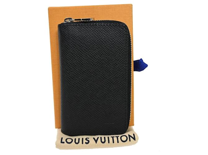 Louis Vuitton Zippy Wallet Cuir Noir  ref.1108352