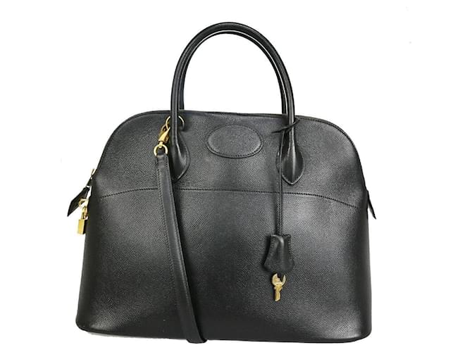 Hermès Bolide Black Leather  ref.1108363