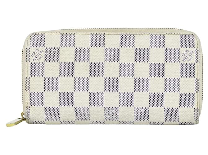 Louis Vuitton Zippy Wallet Toile Blanc  ref.1108598
