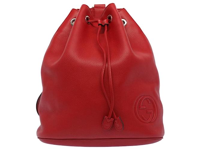 Gucci Soho Red Leather  ref.1108764