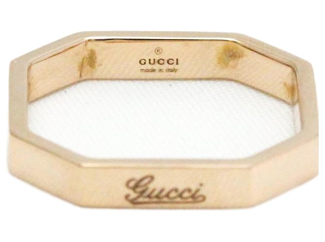 Gucci Octógono Dourado Ouro rosa  ref.1108844