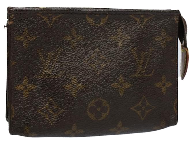 Louis Vuitton Monogram Poche Toilette 15 Marsupio M47546 LV Aut 56806 Monogramma Tela  ref.1108888