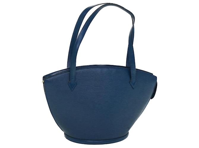LOUIS VUITTON Epi Saint Jacques Shopping Shoulder Bag Blue M52275 LV Auth yk9215 Leather  ref.1108890