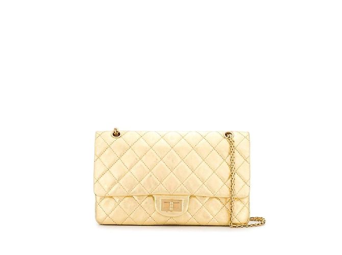Chanel 2.55 Sac géant doré