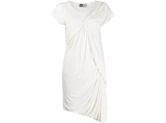 Lanvin White Drapped Dress  ref.1109037