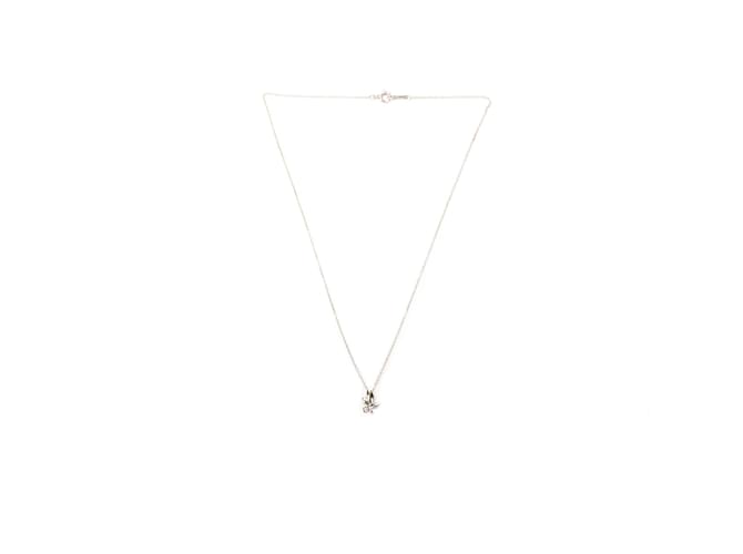 Tiffany & Co Silberne Olivenblatt-Halskette Metall  ref.1109223