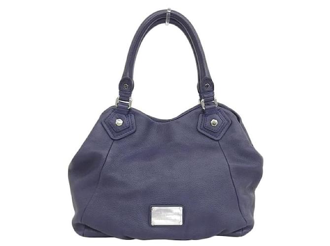 Marc Jacobs Leather Classic Q Francesca Bag Blue Pony-style calfskin  ref.1109264