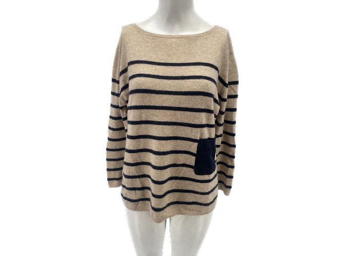 Autre Marque Chinti & Parker Strickwaren T.International M Wolle Beige