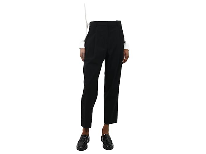 Theory Black pleated trousers - size US 2 Wool  ref.1109299