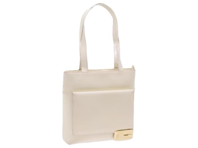 GUCCI Tote Bag Patent leather White Auth ar10433  ref.1110229