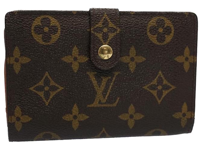 LOUIS VUITTON Monogram Porte Monnaie Billets Viennois Wallet M61663 Auth bs9312 Toile Monogramme  ref.1110248