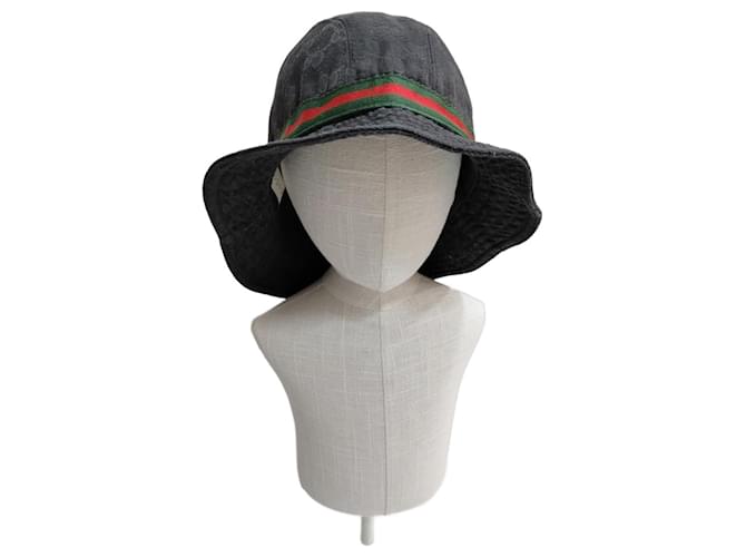 Gucci cappelli Nero Tela  ref.1110471