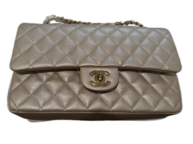 Chanel Timeless-Tasche in limitierter Auflage Beige Leder  ref.1110485