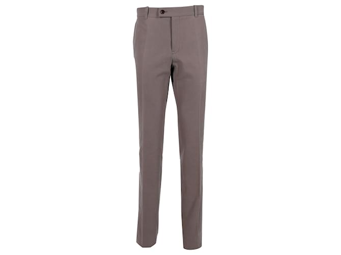 Pantalones Tom Ford Slim-Fit de algodón beige  ref.1110560