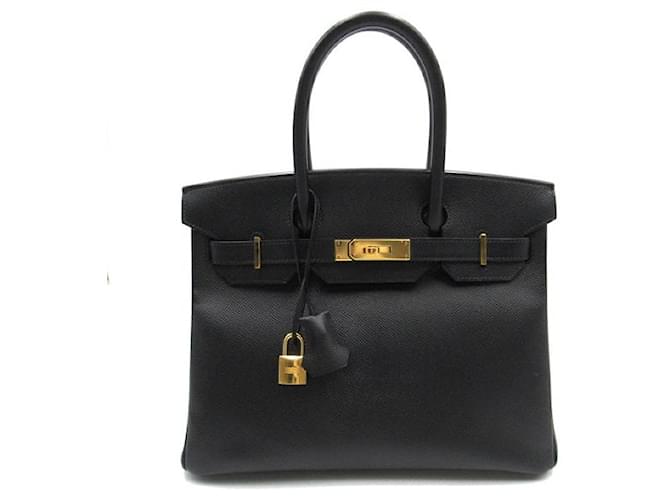 Hermès Togo Birkin 30 Black Leather Pony-style calfskin  ref.1110570