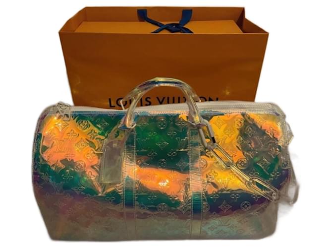 Abbesses Louis Vuitton keepall prism bag 50 Limited edtion Plastic  ref.1110626