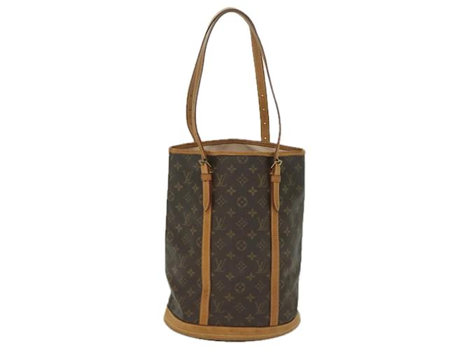 Louis Vuitton Bucket GM Brown Cloth  ref.1110807