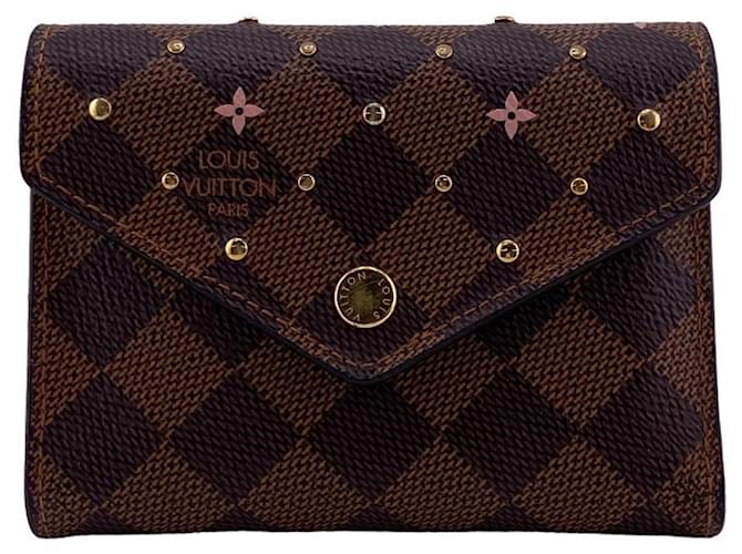 Louis Vuitton Portefeuille Victorine Brown Cloth  ref.1110871