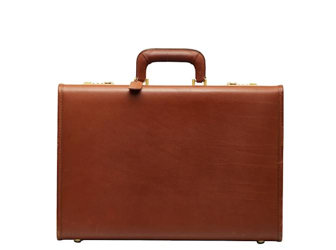 Coach Leather Trunk Case 301 Brown  ref.1111207