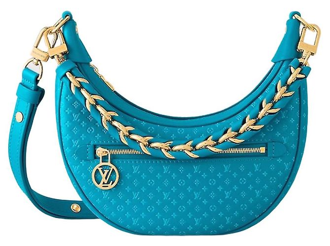 Louis Vuitton Loop bolso de mano en cuero azul