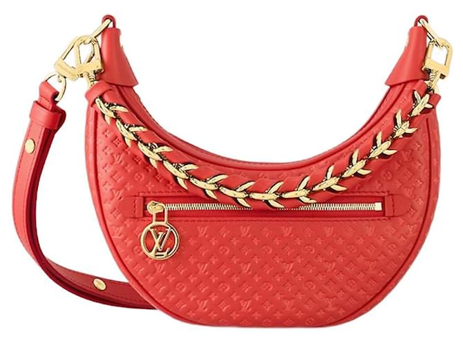Louis Vuitton LV Loop leather red new  ref.1111377