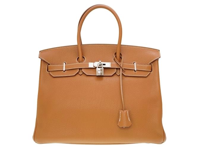 Hermès HERMES BIRKIN 35 Marrone Pelle  ref.1111400