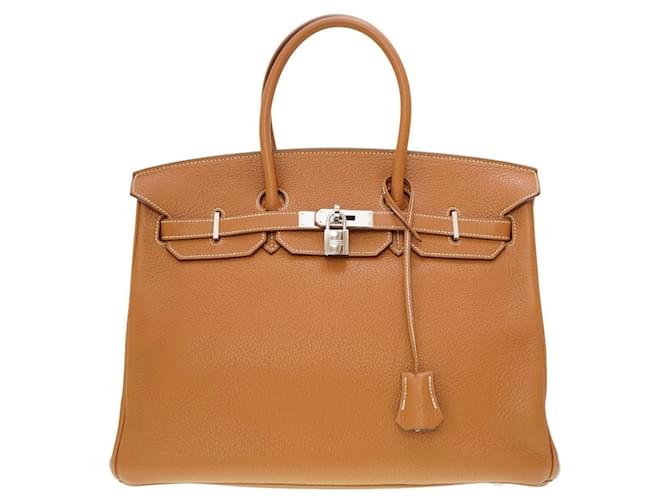 Hermès Birkin 35 Brown Leather  ref.1111400