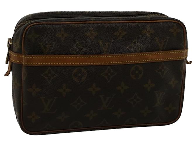 Louis Vuitton Monogram Compiegne 23 Clutch Bag M51847 LV Auth 57434 Cloth  ref.1111475