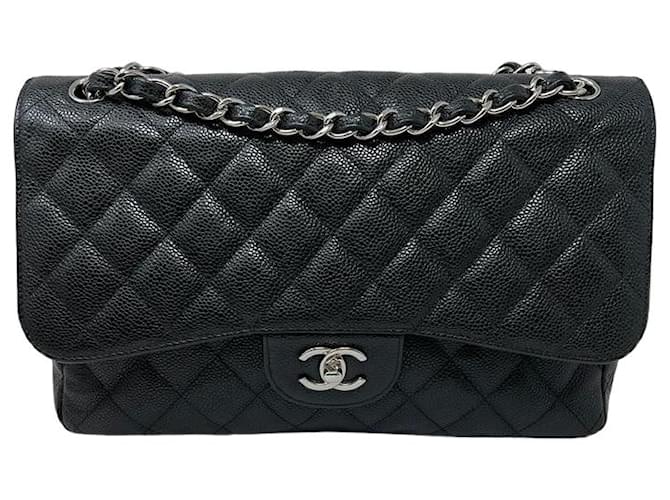 Chanel Handtaschen Schwarz Leder  ref.1111597