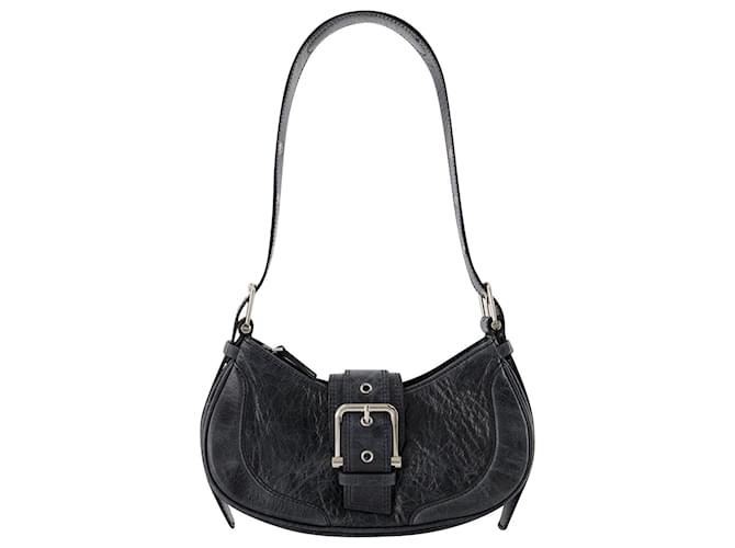 Autre Marque Hobo Brocle Hobo Bag - Osoi - Black - Leather Pony-style calfskin  ref.955951