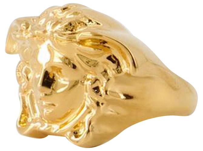 Medusa-Ring – Versace – Metall – Gold Metallisch  ref.1106069