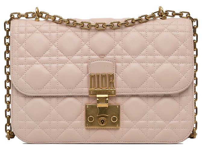 Borsa a tracolla Dior Rosa Cannage Dioraddict