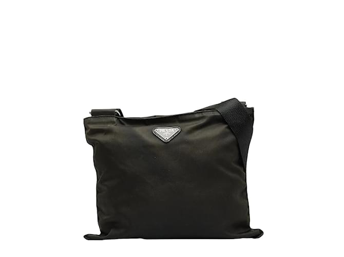 Prada Tessuto Crossbody bag Black Cloth  ref.1111683