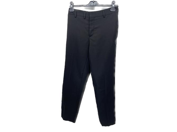 SAINT LAURENT Pantalone T.fr 46 cotton Nero Cotone  ref.1111724
