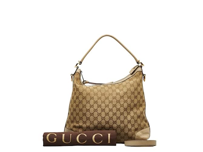 Gucci GG Canvas Miss GG Shoulder Bag 326514 Brown Cloth  ref.1111731