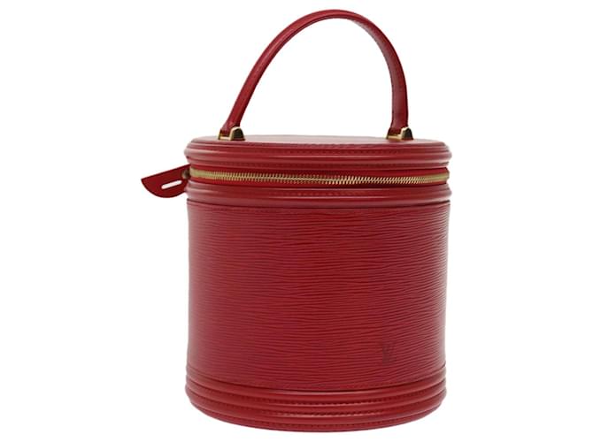 LOUIS VUITTON Epi Cannes Hand Bag Red M48037 LV Auth 57495 Leather  ref.1111973