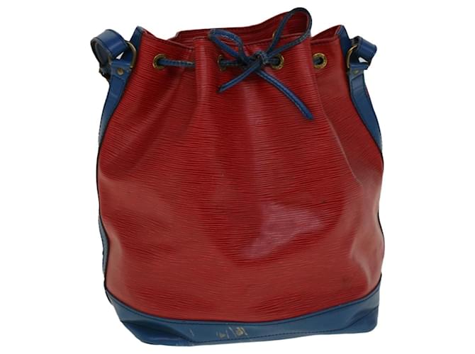LOUIS VUITTON Epi Noe Shoulder Bag Bicolor Red Blue M44084 LV Auth 56553 Leather  ref.1112001