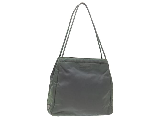PRADA Tote Bag Nylon Green Auth 58106  ref.1112006