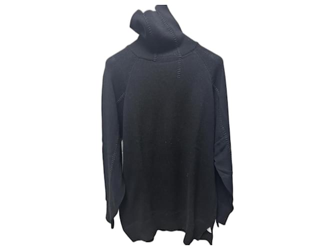 Zara turtleneck sweater Black Cotton  ref.1112165