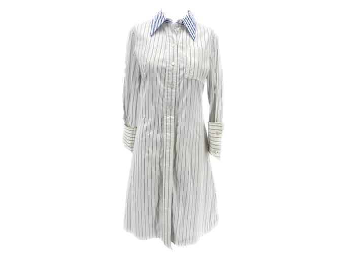 LOUIS VUITTON  Dresses T.fr 36 cotton White  ref.1112174