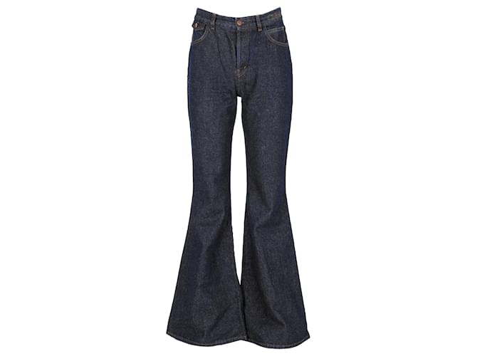 Chloé Circular Denim Iconic Jeans in Navy Recycled Cotton Blue Navy blue  ref.1112324