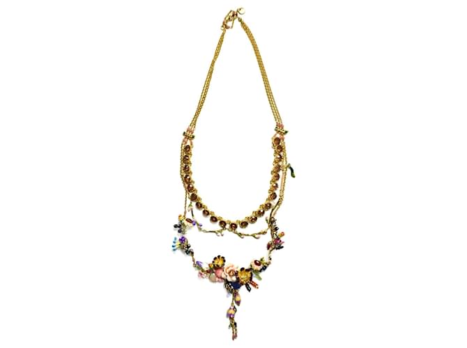 Les Nereides Halsketten 3 Führungen durch Monets Garten Mehrfarben Keramisch  ref.1112368