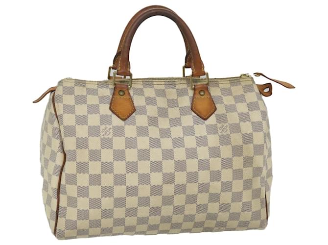 Louis Vuitton Damier Azur Speedy 30 Hand Bag N41533 LV Auth 57752  ref.1112439