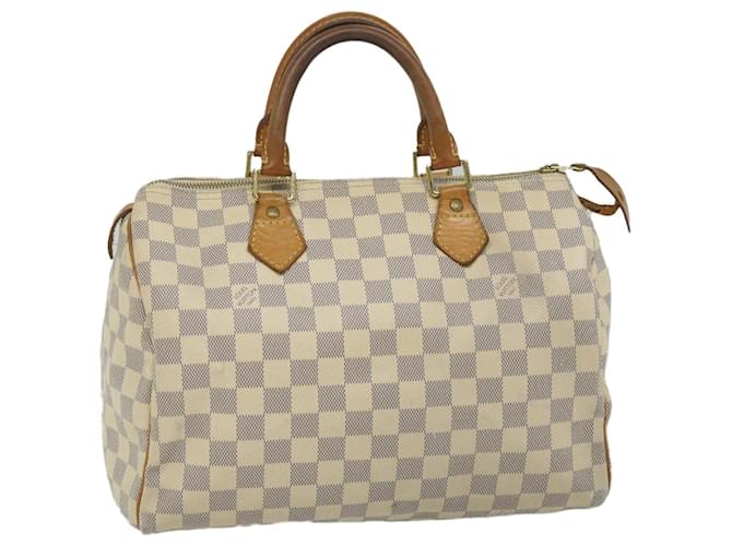 Louis Vuitton Damier Azur Speedy 30 Hand Bag N41533 LV Auth 57753  ref.1112445